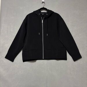 DKNY Women’s Black Zip-Up Hoodie Size L